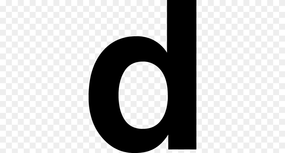 Letter D, Gray, Lighting Png Image