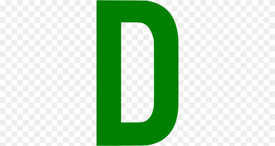 Letter D, Green, Number, Symbol, Text Png