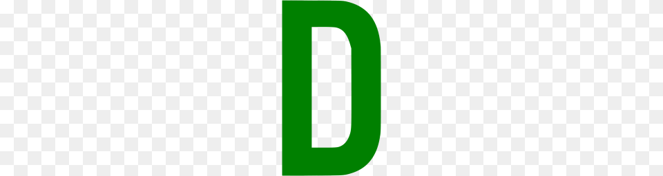 Letter D, Green, Number, Symbol, Text Png Image