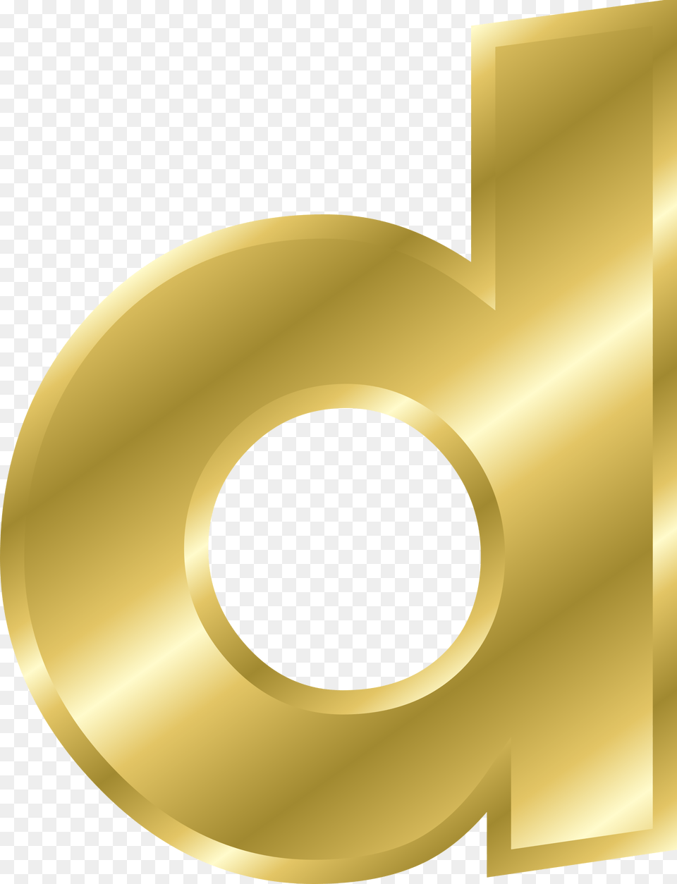 Letter D Gold, Text, Number, Symbol, Disk Png Image