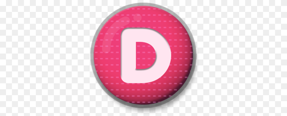 Letter D Roundlet, Symbol, Disk, Logo, Text Free Png Download