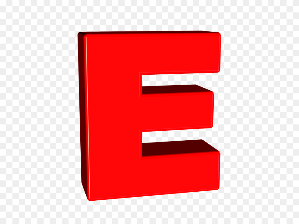 Letter E, Mailbox, Text, Furniture, Symbol Free Png Download