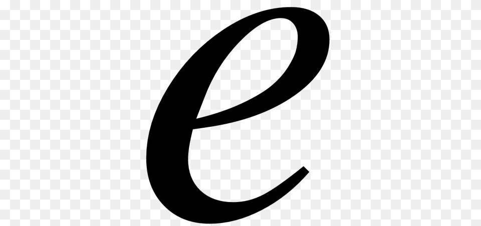 Letter E, Gray Png