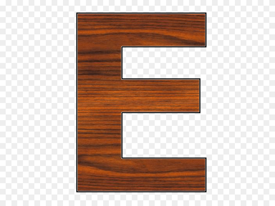 Letter E, Hardwood, Plywood, Stained Wood, Wood Free Transparent Png