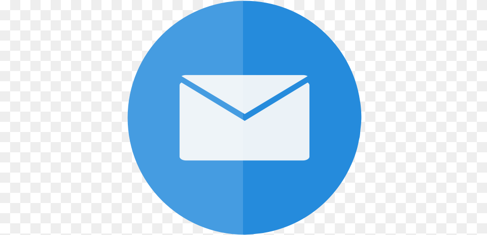 Letter Email Circle Mail E Mail Message Send Icon Blue Email Icon Circle, Envelope, Airmail, Disk Free Png