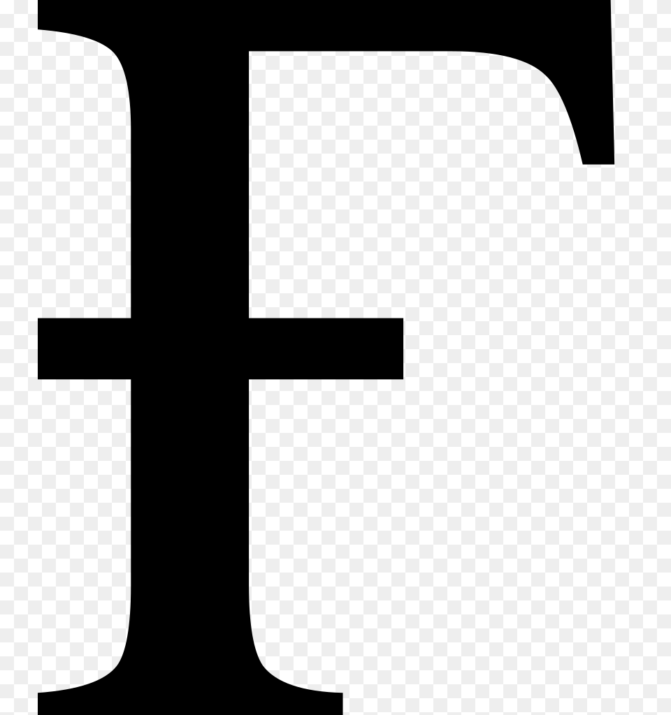 Letter F, Gray Free Png Download