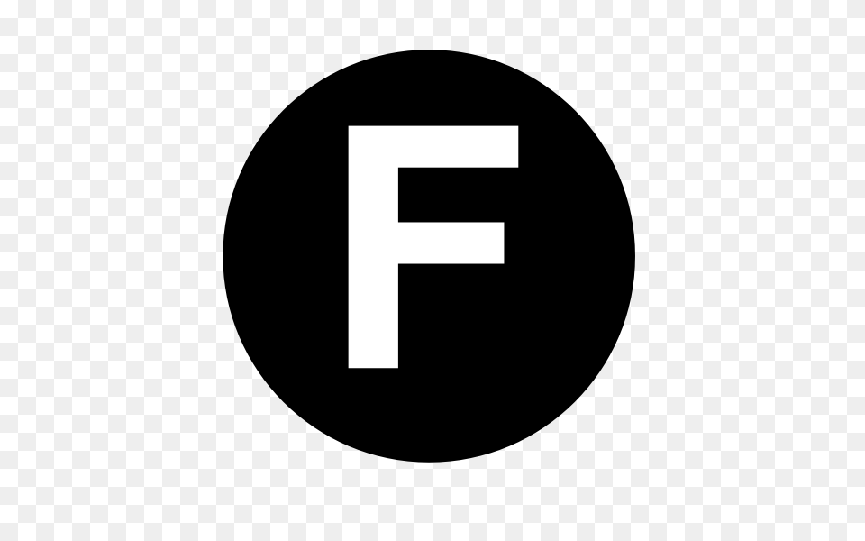 Letter F Clipart Black And White Clip Art Images, Text, Symbol, Disk, Number Free Transparent Png