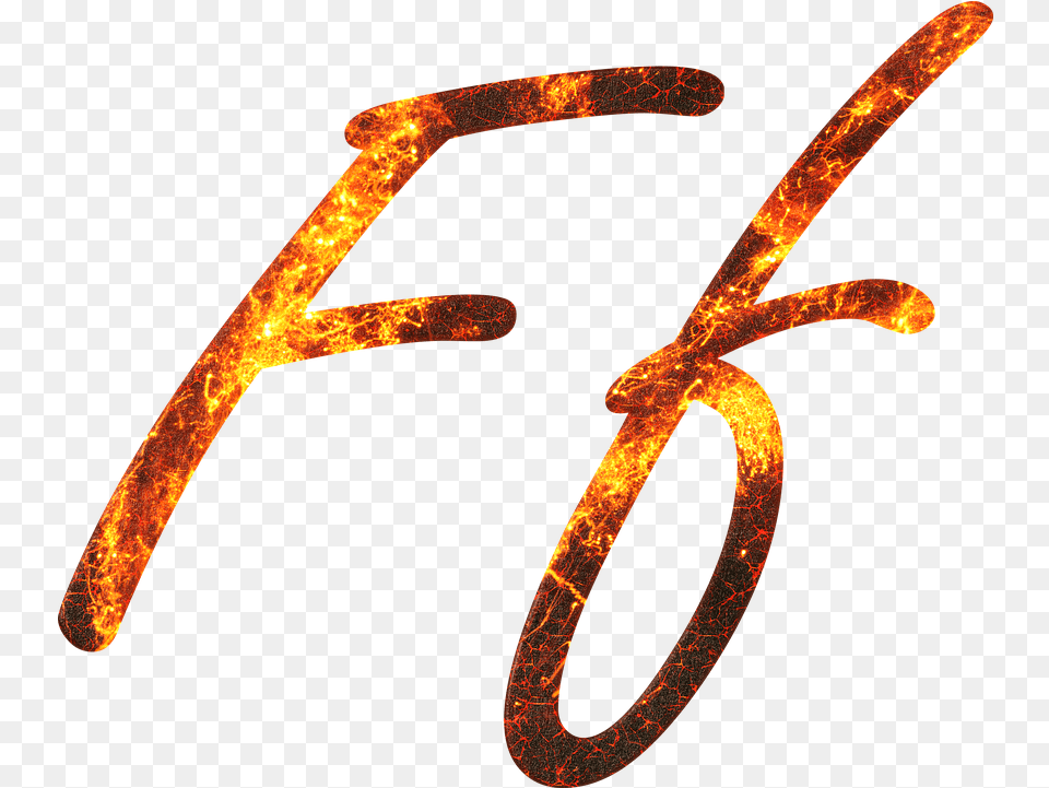 Letter F Fire Letter F Fire, Handwriting, Text, Symbol Free Png
