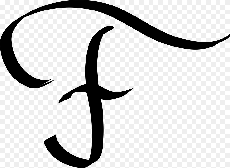 Letter F Clip Art Letter F, Gray Free Png Download