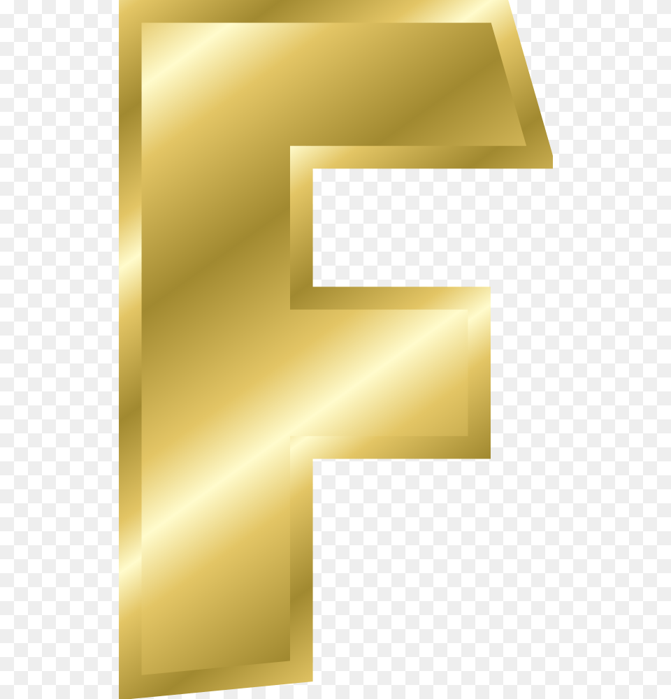 Letter F Gold, Text, Mailbox Png