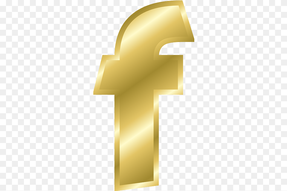 Letter F Gold With No Gold The Letter F, Text, Number, Symbol, Cross Png Image