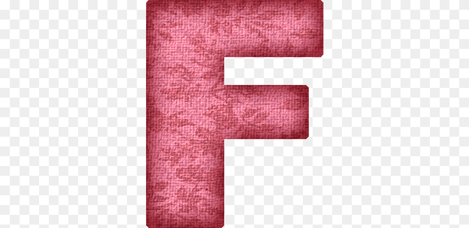 Letter F Pink Letter F, Home Decor, Linen, Texture, Pattern Png Image