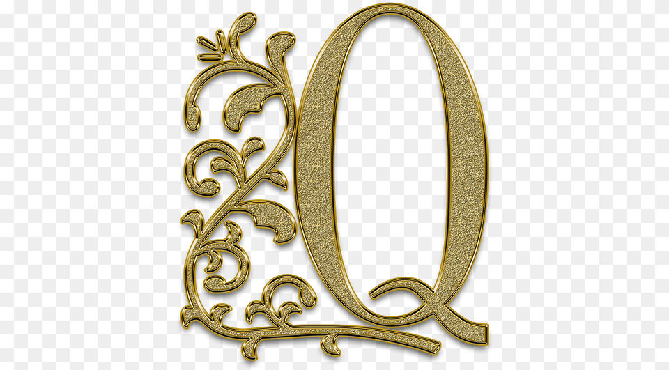 Letter Font D, Gold, Accessories, Jewelry, Pattern Png