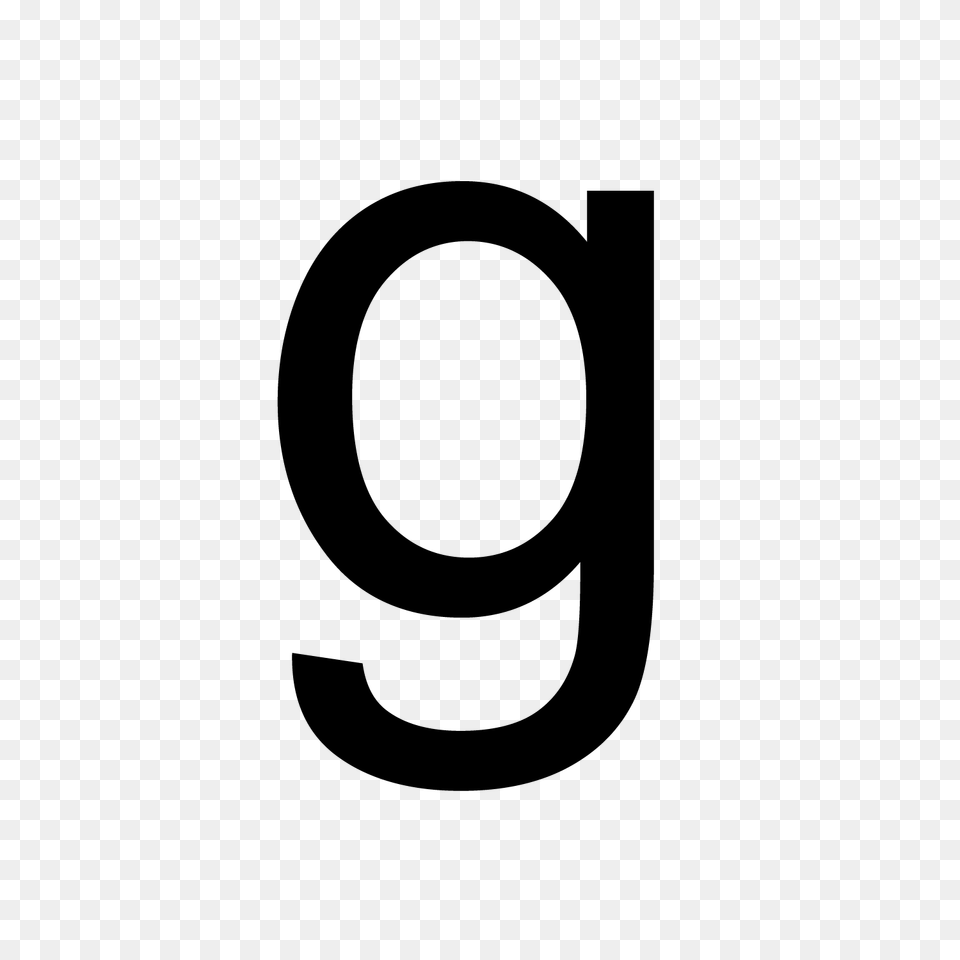 Letter G, Gray Png Image