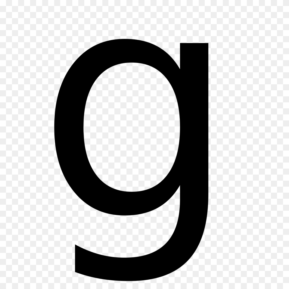 Letter G, Gray Free Png