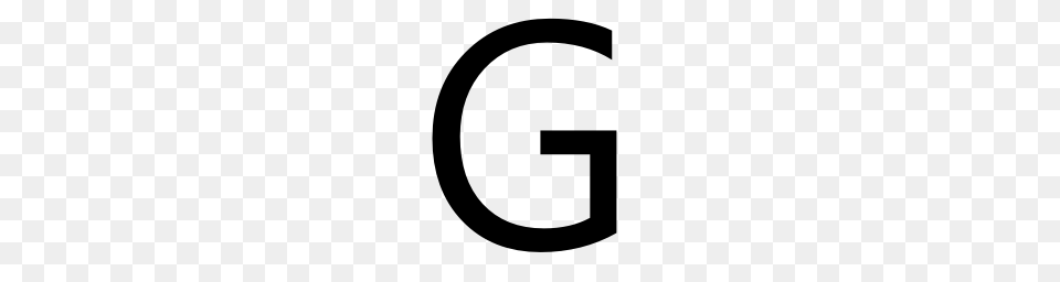 Letter G, Gray Free Transparent Png