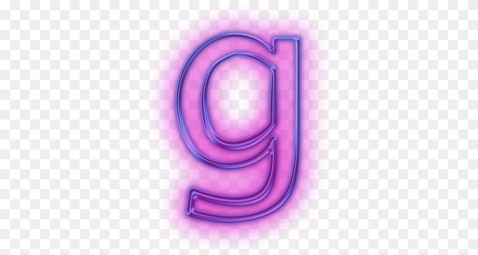 Letter G, Light, Purple, Disk, Text Free Png