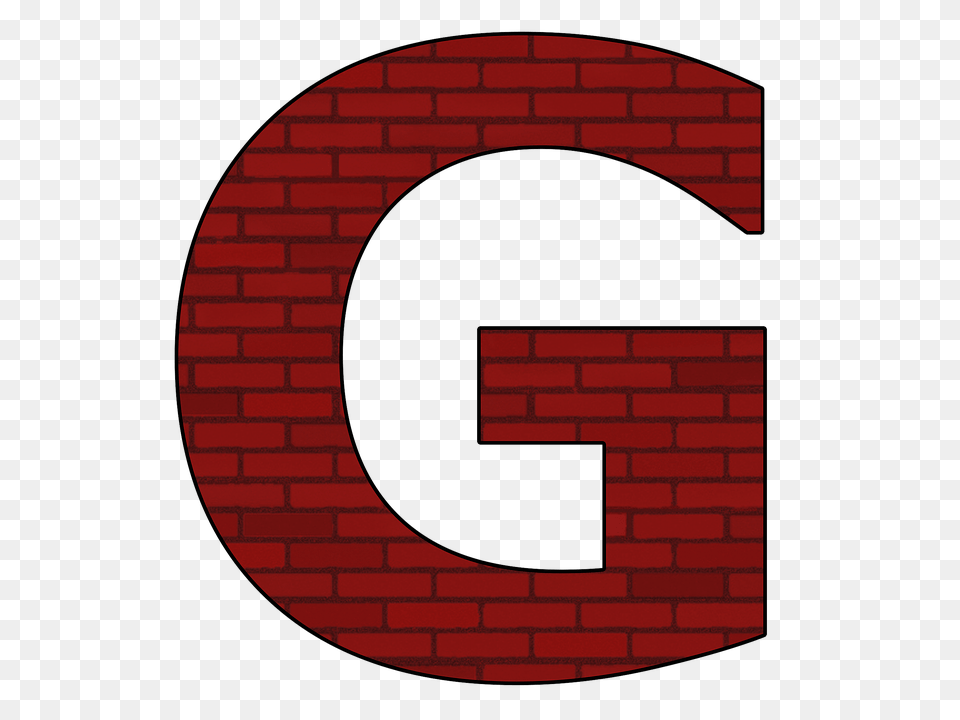 Letter G, Brick, Number, Symbol, Text Png