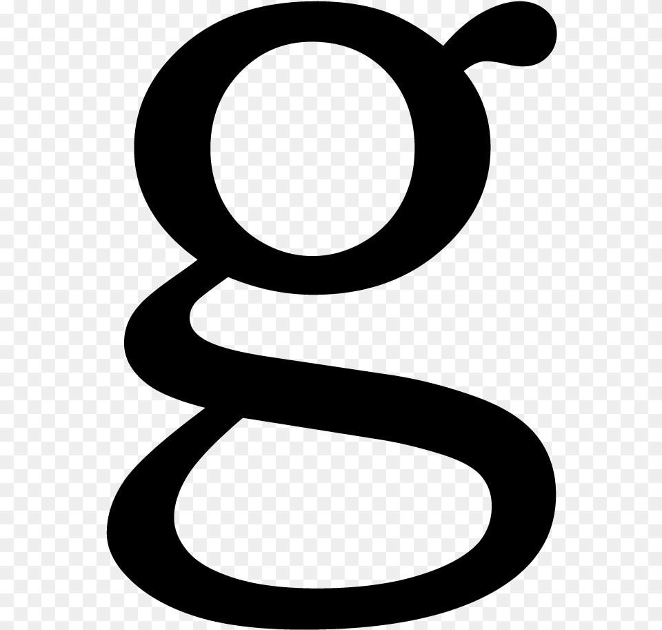 Letter G Bookman Font, Gray Free Png Download