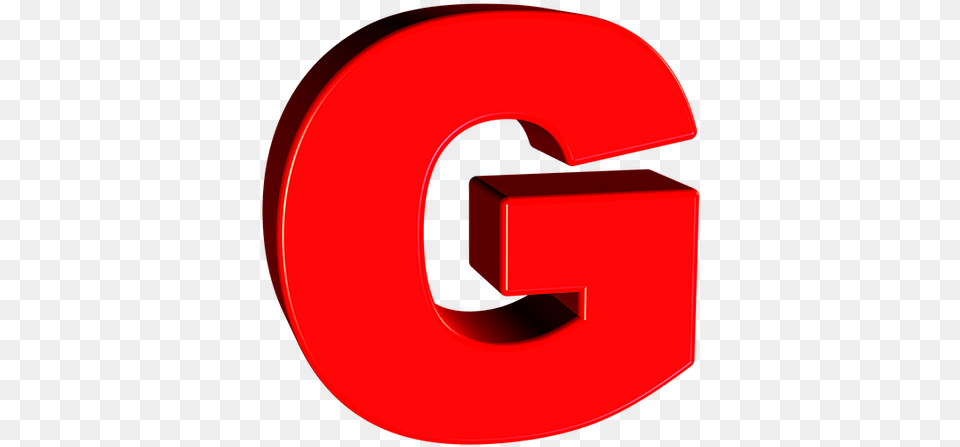 Letter G Letter Red G Number, Symbol, Text Free Transparent Png
