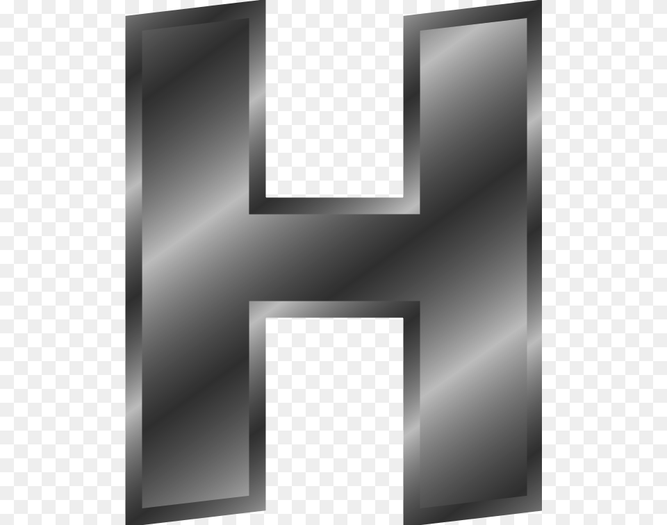 Letter H, Gray, Cross, Symbol, Text Free Transparent Png