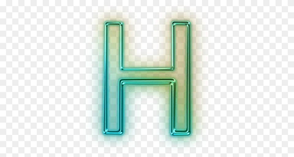 Letter H, Light, Mailbox, Green, Text Free Png