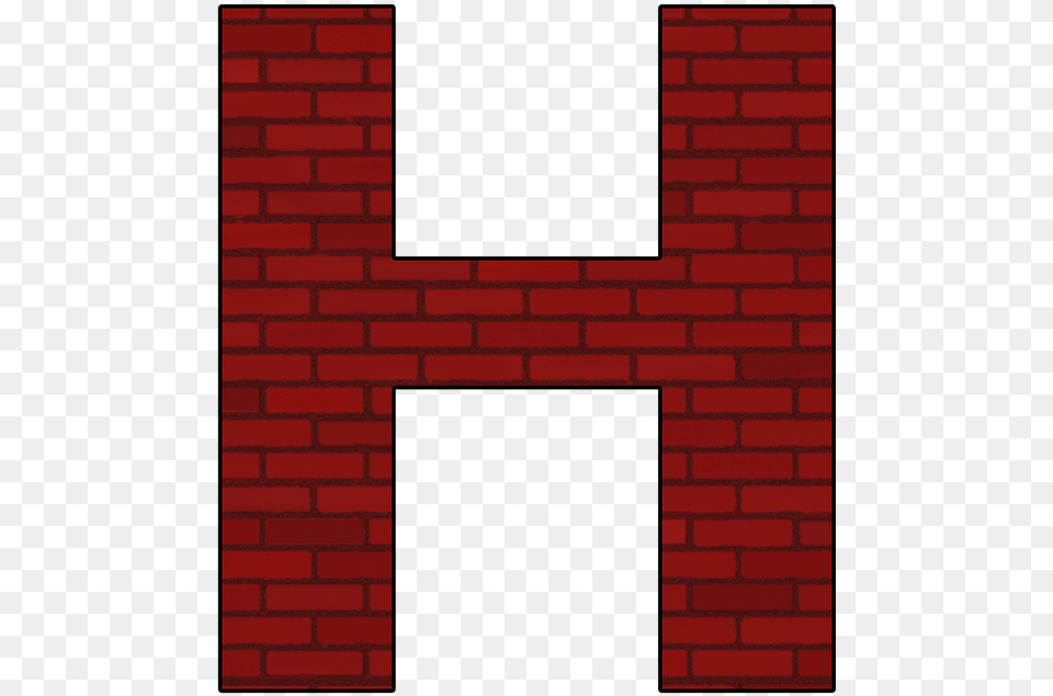 Letter H Alphabet Words H, Architecture, Brick, Building, Wall Png Image