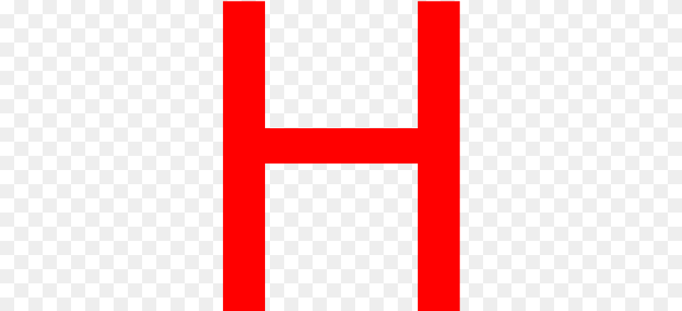 Letter H Carmine Free Png