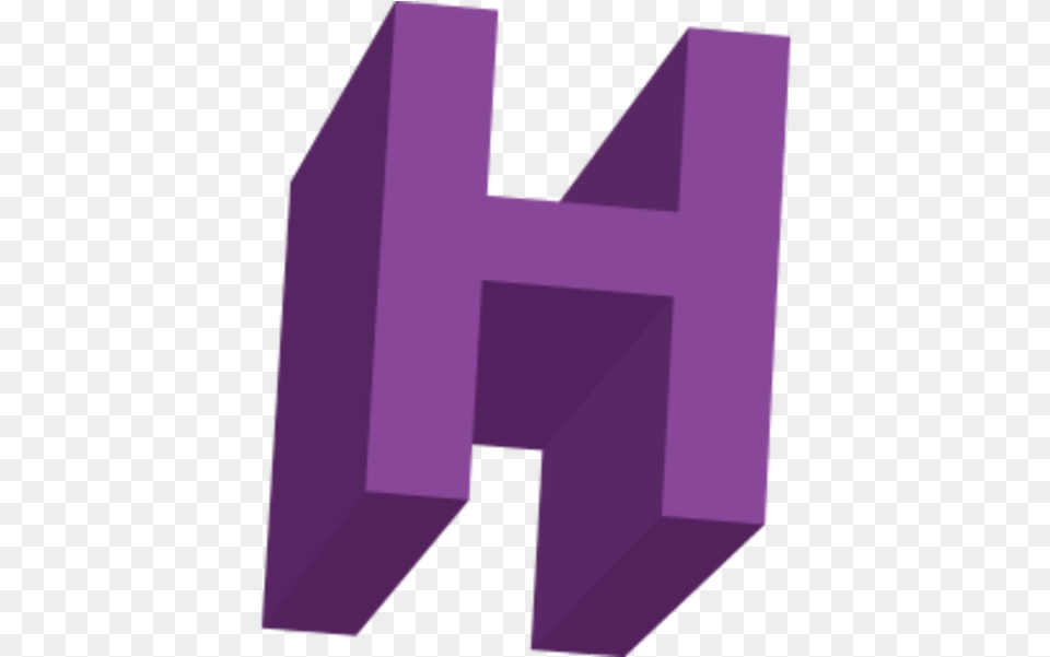 Letter H Icon H, Purple Free Transparent Png