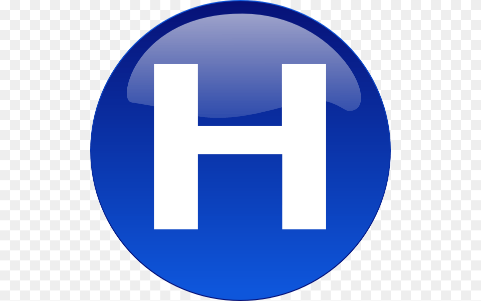 Letter H Simple H Icon Transparent Background, Sign, Symbol, Disk, Text Png Image
