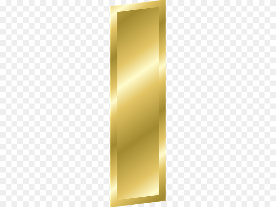 Letter I, Gold, Lighting Free Transparent Png