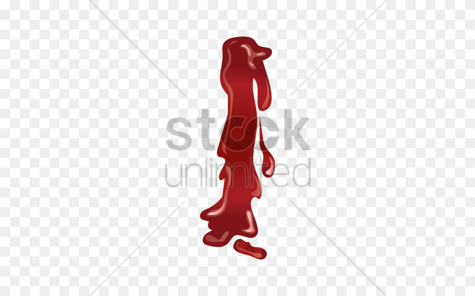 Letter I With Dripping Blood Vector Image, Food, Ketchup Free Transparent Png