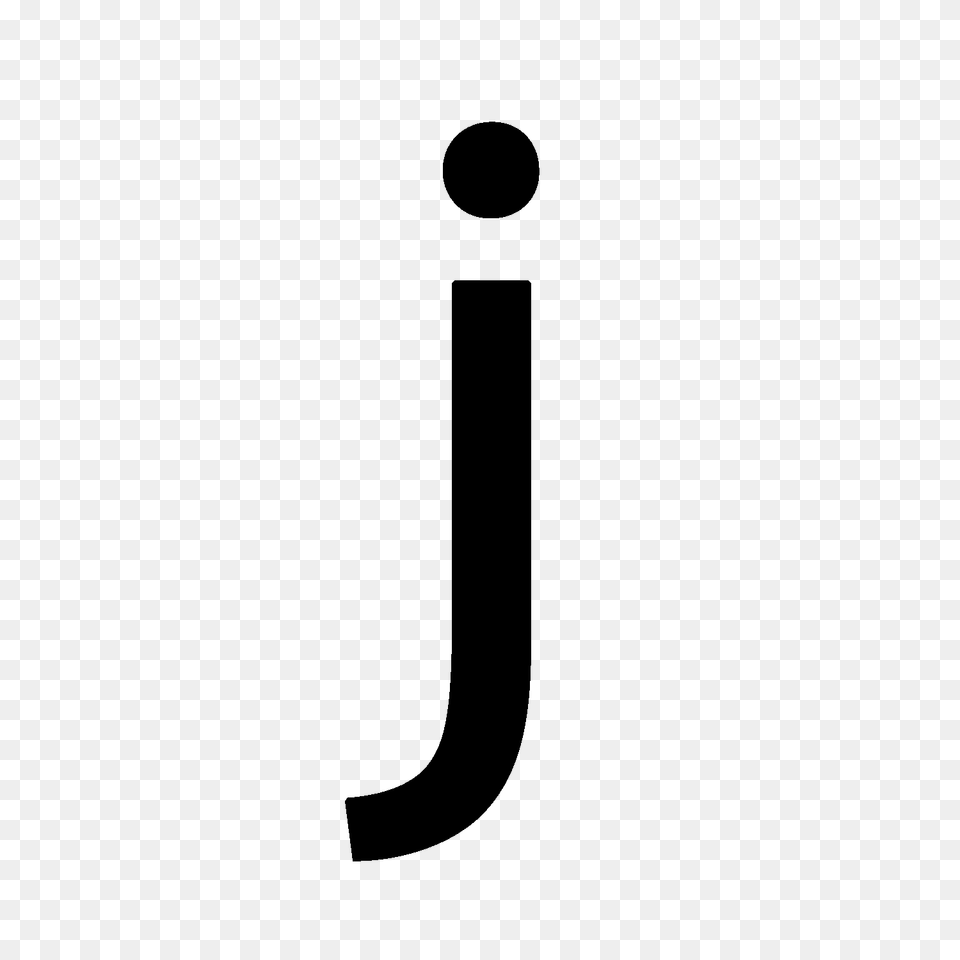 Letter J, Gray Free Transparent Png