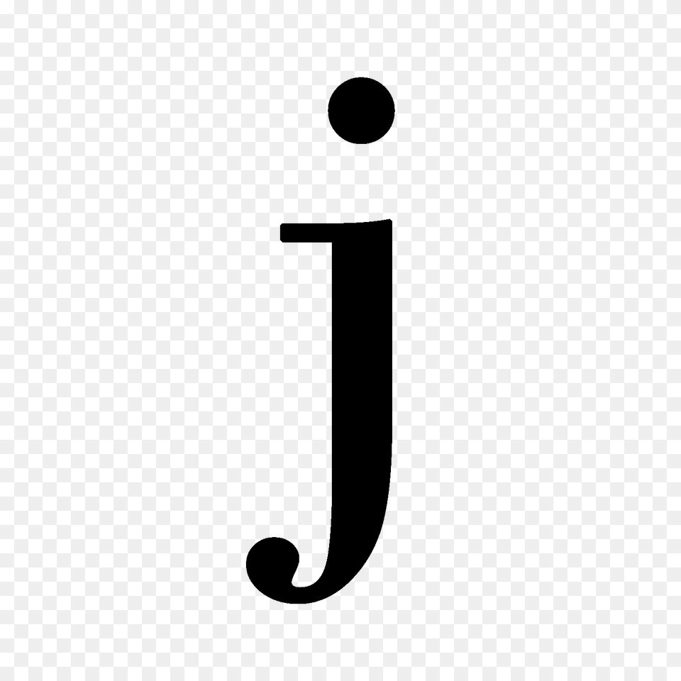 Letter J, Gray Png Image