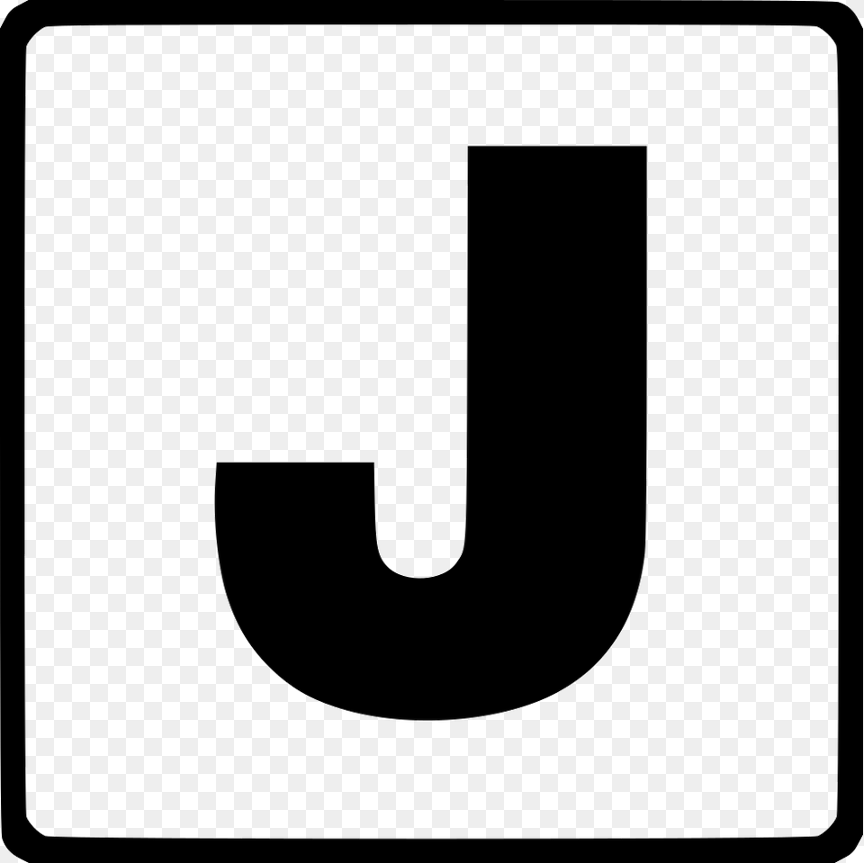 Letter J, Symbol, Sign, Number, Text Free Png