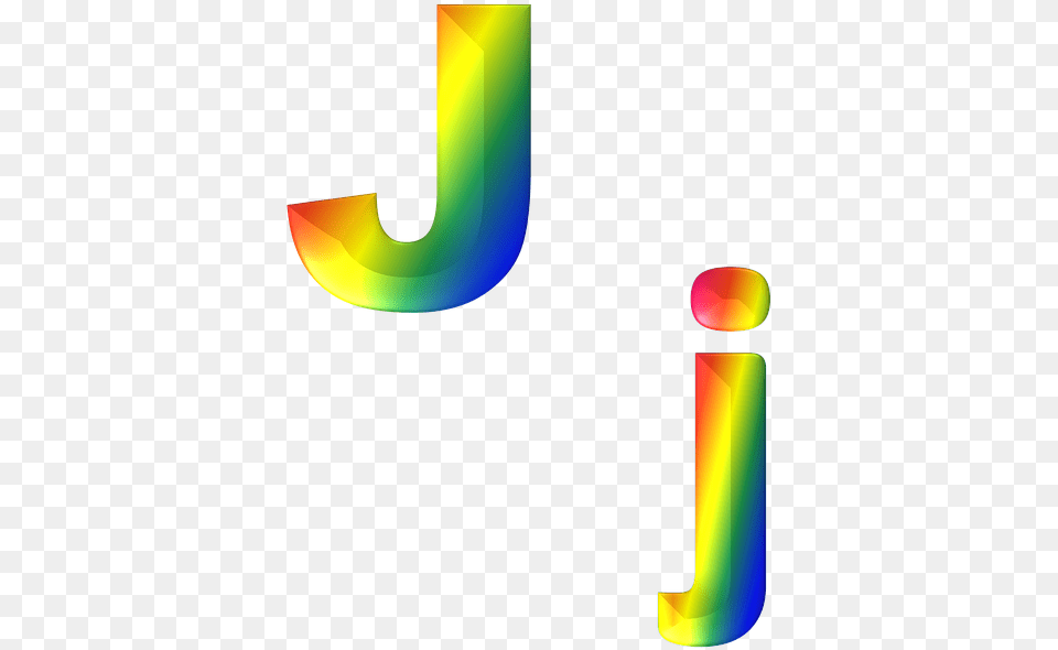 Letter J Transparent Rainbow Letter J, Art, Graphics, Nature, Night Png Image