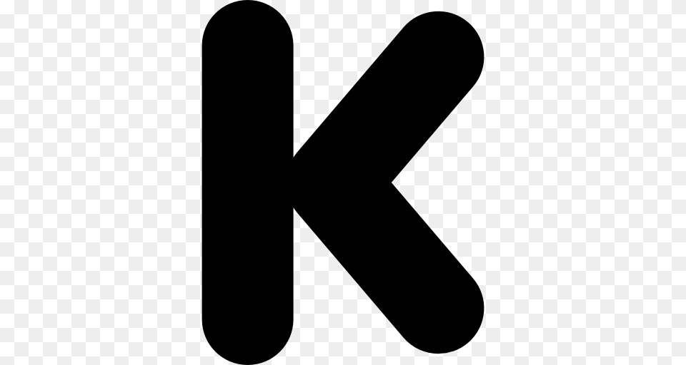 Letter K, Symbol, Smoke Pipe, Text Png Image