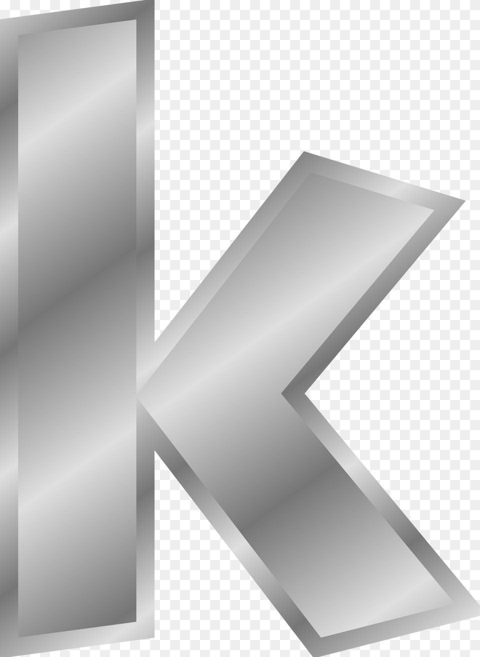 Letter K, Gray, Symbol, Text, Aluminium Png