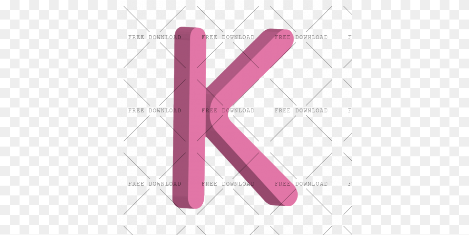 Letter K Bv Image With Transparent Pattern, Purple, Blade, Razor, Weapon Free Png