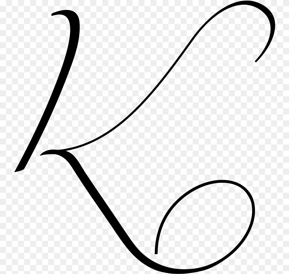 Letter K Download Transparent Transparent Letter K, Gray Png