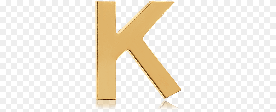 Letter K Gold, Cross, Symbol, Text, Cardboard Free Transparent Png