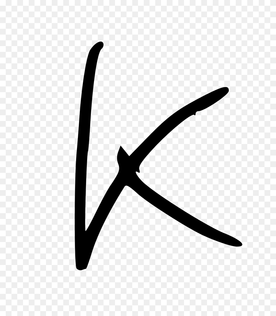 Letter K High Quality Arts, Gray Free Png Download