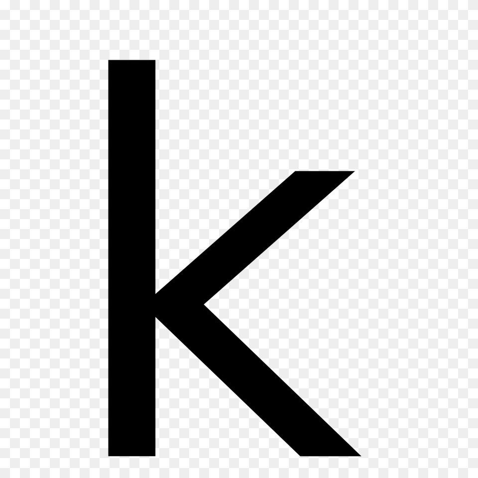 Letter K Symbol, Green Free Png Download