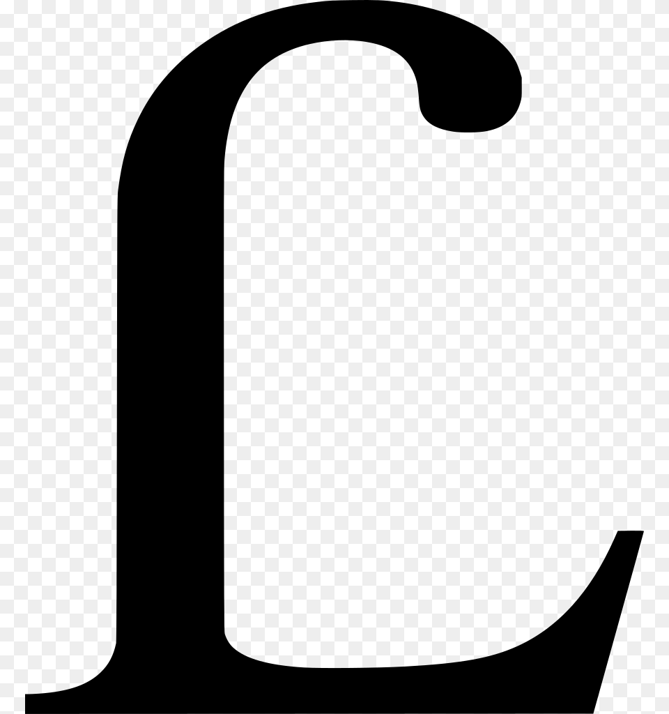 Letter L, Gray Png