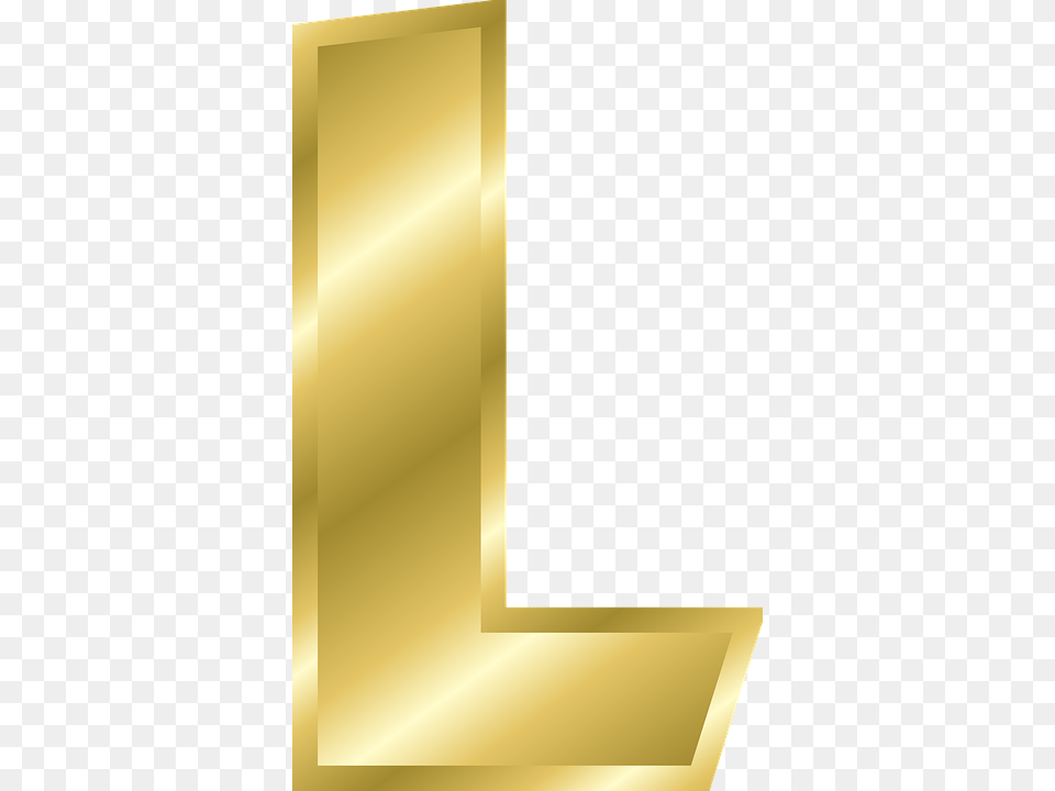 Letter L, Gold, Lighting, Text Png Image