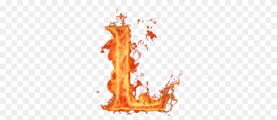 Letter L, Fire, Flame, Bonfire Free Transparent Png