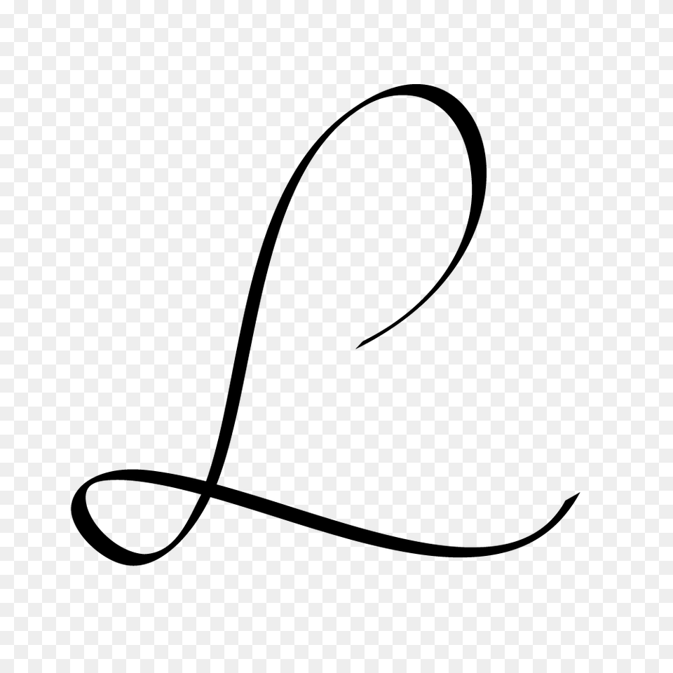 Letter L, Gray Free Png Download