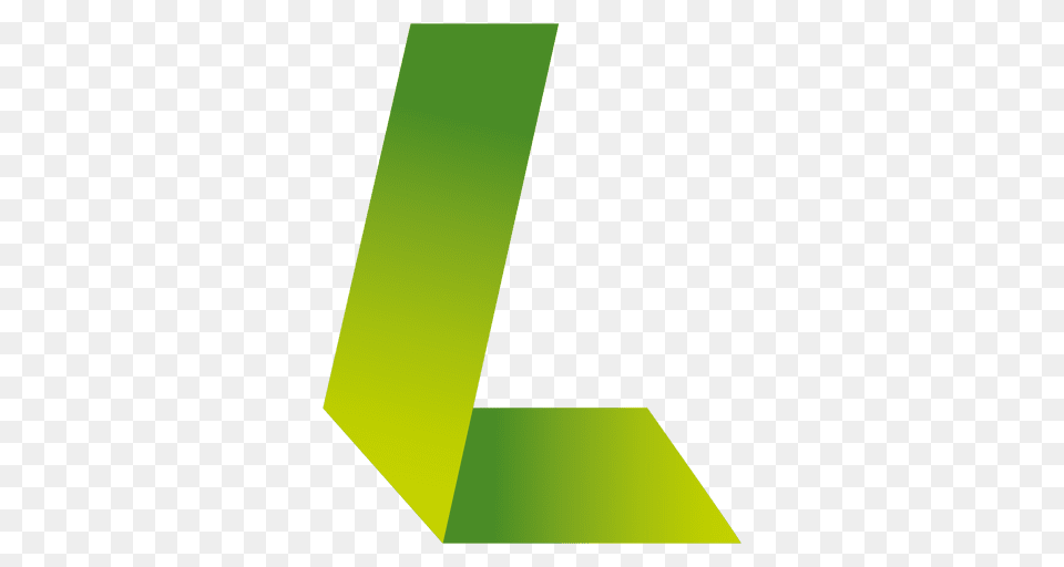 Letter L, Green, Triangle, Leaf, Plant Free Png