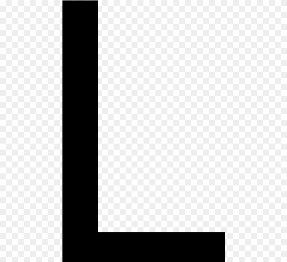 Letter L Capital Letter L, Gray Free Png