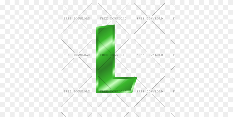 Letter L Cj Image With Transparent Triangle, Green, Symbol, Text, Recycling Symbol Png